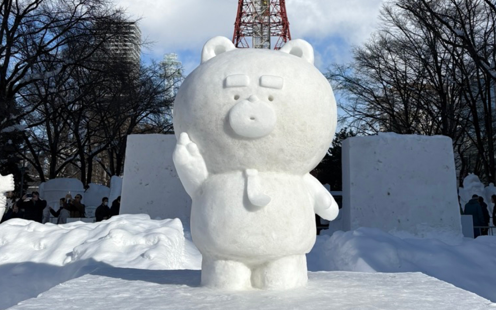 2025年 雪像 正面